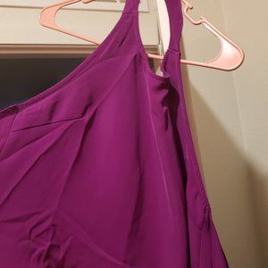 BACKLESS AKIRA PURPLE HALTER TOP